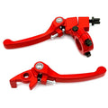 leviers de frein +embrayage pour DIRT BIKE kayo SMX Apollo 22mm rouge