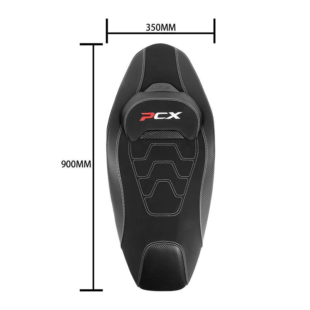 Housse de coussin de siège de moto antidérapante, pour Honda PCX160 PCX 160 2018 – 2023 2024 2025, tapis de selle intégré pour conducteur et passagers